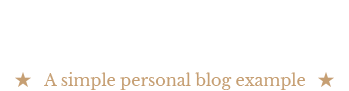 Herald Personal Blog